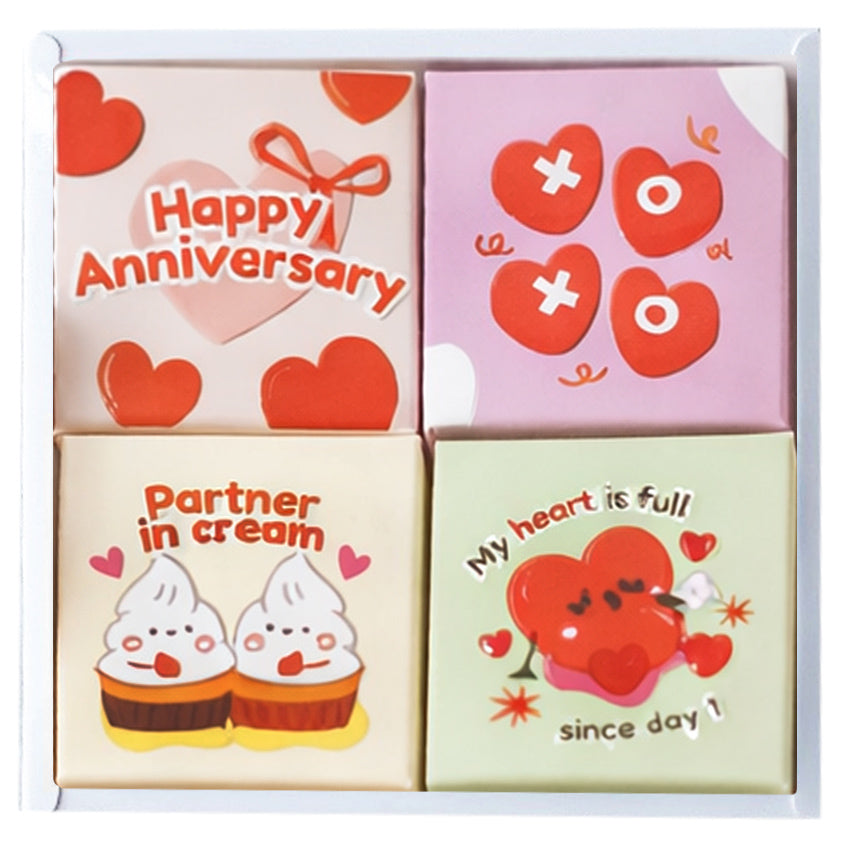 Outerbloom Letter Box Chocolate Partner in Cream  2x2