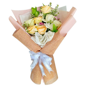 Gambar Blossom Peach Hand Bouquet Jenis Bunga