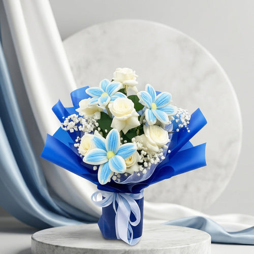 Blue Symphony Bouquet