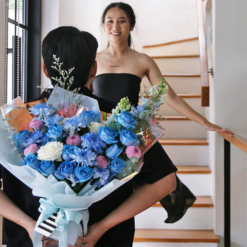 Blue Valentine Bouquet