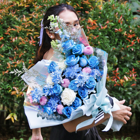 [Valentine] Blue Valentine Bouquet