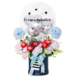 Blue Velvet Balloon Artificial