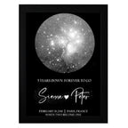 Custom Love Message Frameless Photo Silver