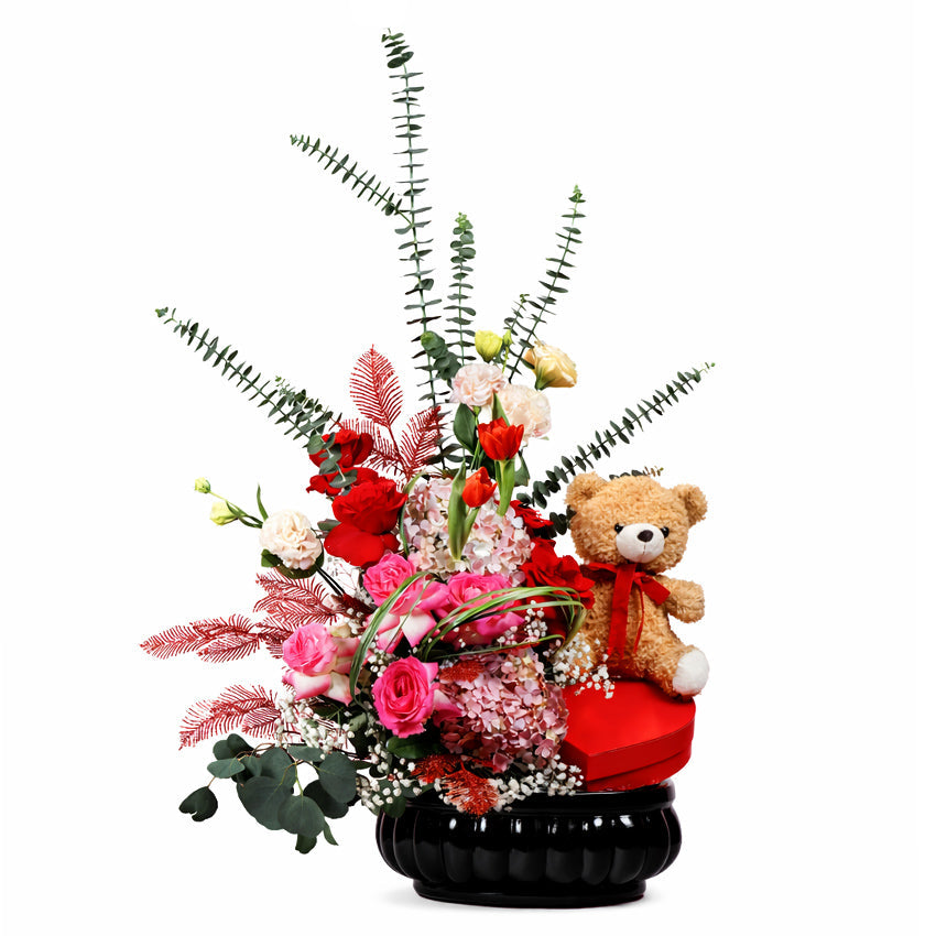 Box of Love in Vase