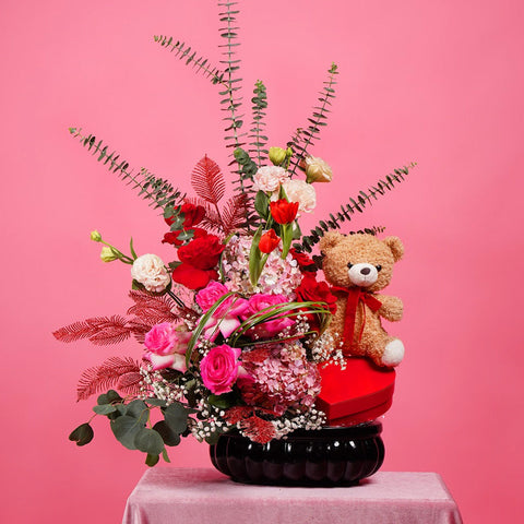 Box of Love in Vase