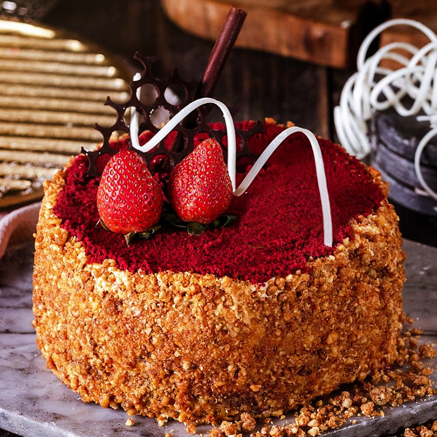 Red Velvet Nouget Cake