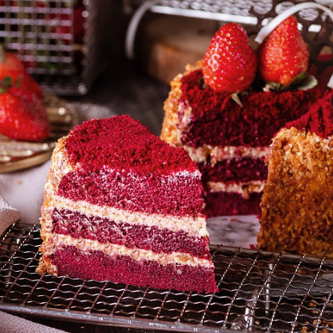 Outerbloom Red Velvet Nouget Cake