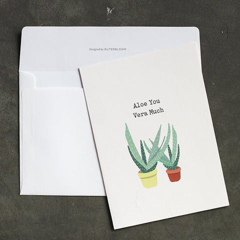 Outerbloom Cardkit Aloe You Vera Much