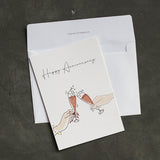 Outerbloom Cardkit Happy Annivesary Toast