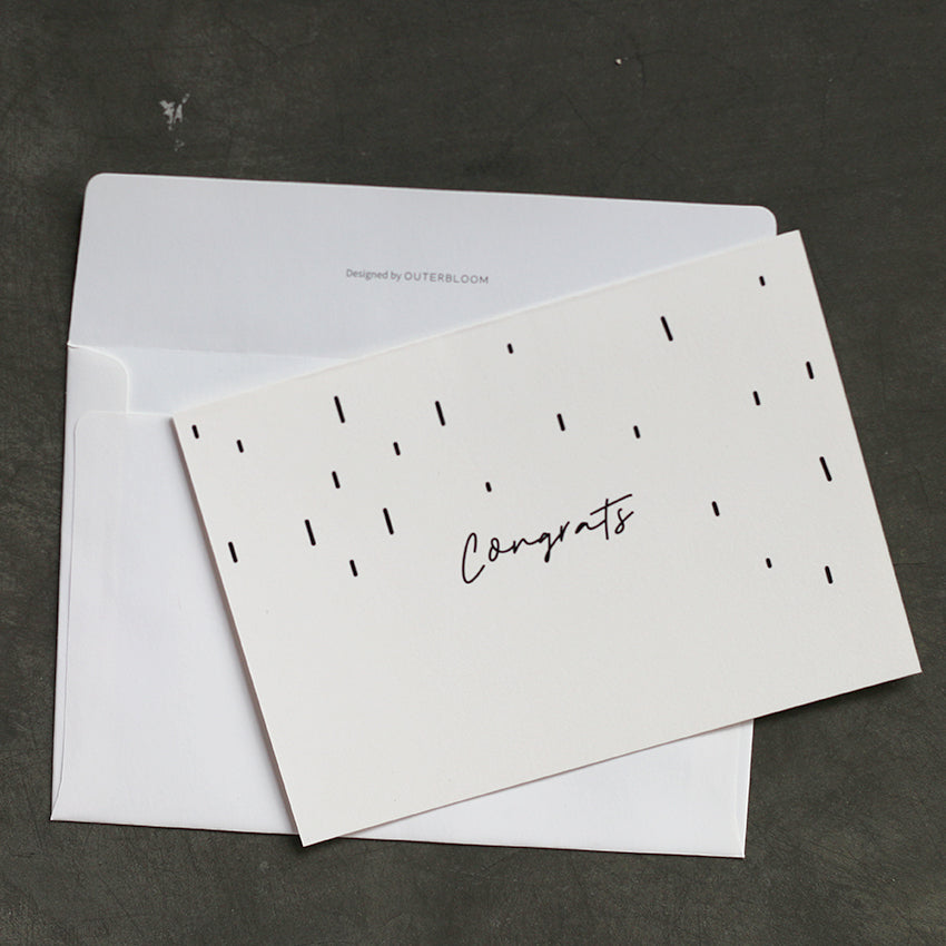 Outerbloom Cardkit Pouring Congrats