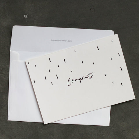 Outerbloom Cardkit Pouring Congrats