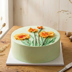 Green Garden Vanilla Cake