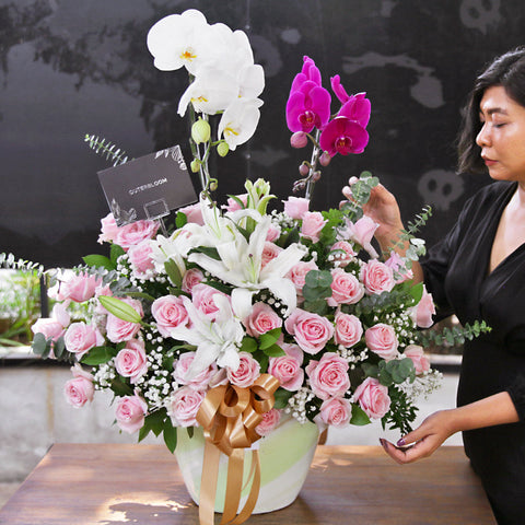 Imperial Orchid in Vase