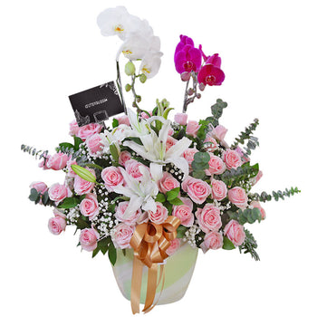 Flower - Jakarta Orchid Vase Flower Exclusive_MOQ 1