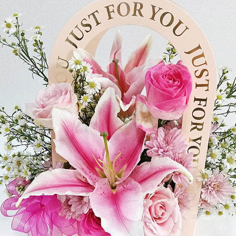 Just For You Bouquet - Pink