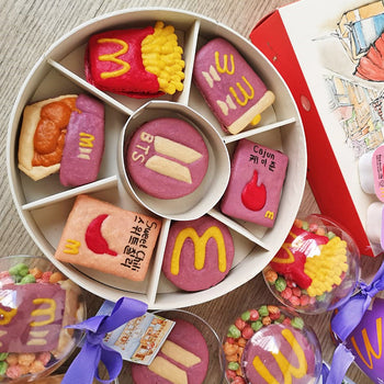 Le Sucre BTS X McD Round Macaroon - 7  Pcs