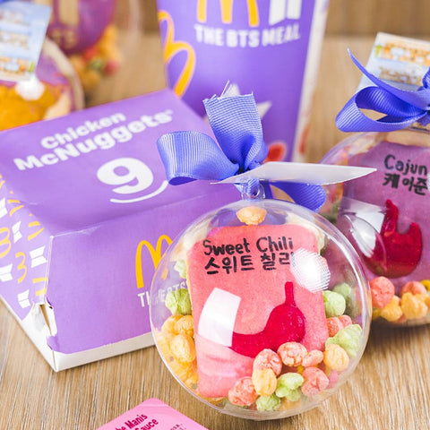 Le Sucre BTS X McD Acrylic Ball Macaron Goodies - 6 Pcs