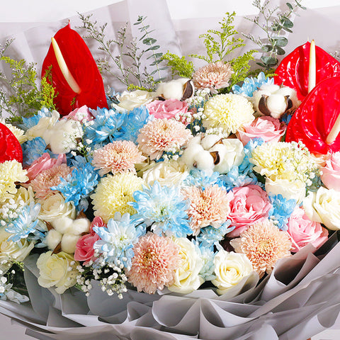 [Valentine] Majestic Bloom Royale Bouquet