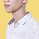 Menssentials Embroidered White Shirt