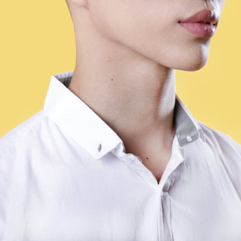 Menssentials Embroidered White Shirt