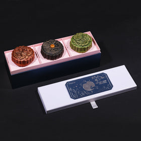 Mid Autumn Bloom Trio Mooncake