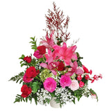 Blush Rose, Lillies in Vase