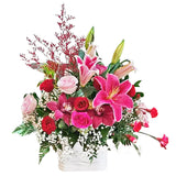Blush Rose, Lillies in Vase