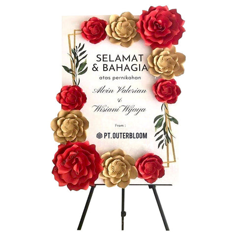 Freya Paper Flower Board