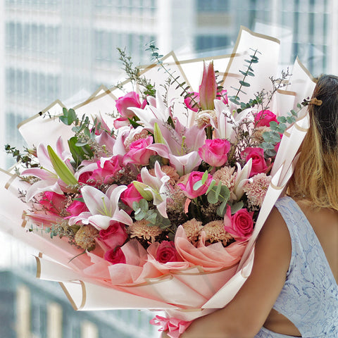 Pink Spencer Giant Flowers