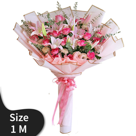 [Valentine] Pink Spencer Giant Flowers