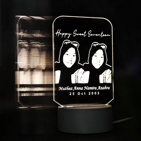 Outerbloom Custom Glow Acrylic Lamp