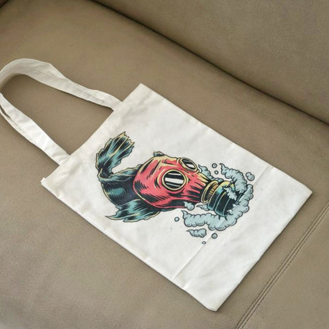 Outerbloom Custom Vogue Calico Tote Bag