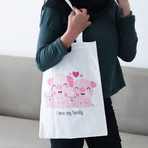 Outerbloom Custom Vogue Calico Tote Bag