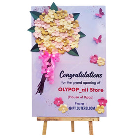 Love Garland Paper Flower Board