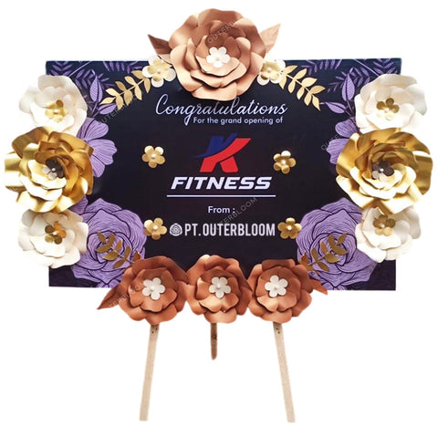 Fortunata Paper Flower Board