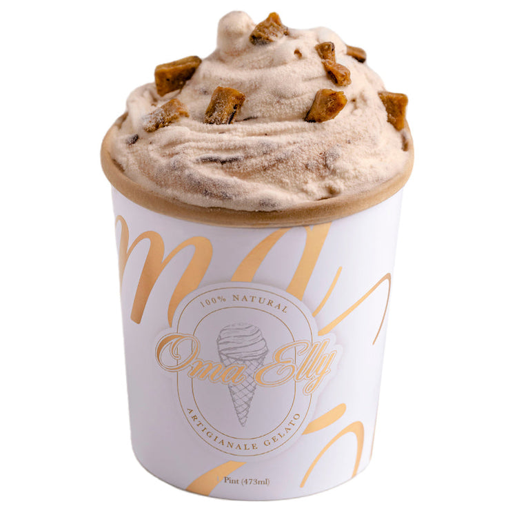 Oma Elly Malt Tease Gelato - 473 mL