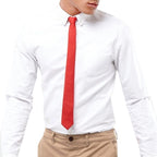 Men's Collection Classic Neck Tie Red