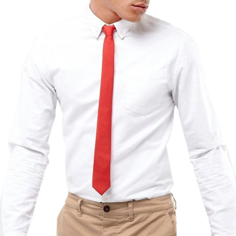 Men's Collection Classic Neck Tie Red