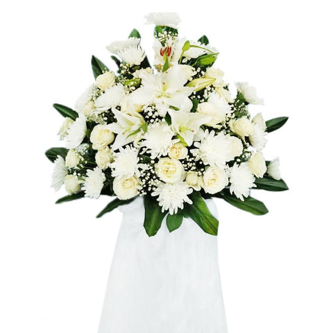 WOM Finance Standing Flower Jawa Barat