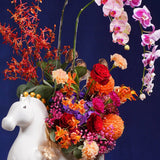 Orchid Horse in Vase