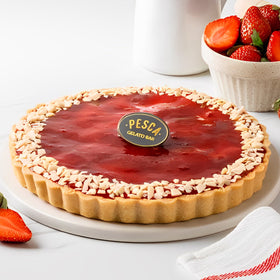 Pesca Strawberry Almond Tart