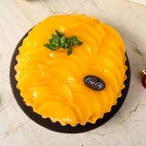 Oma Elly Peach Tart Cake