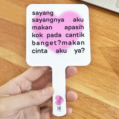 Personalized Square Hand Mirror