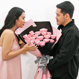 [Valentine] Black Pink Bouquet