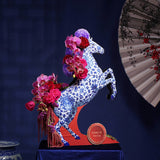 Porcelain Horse in Vase
