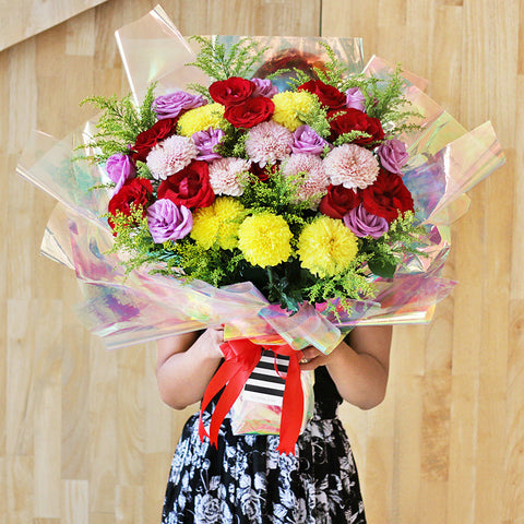 Rainbow Joy Bouquet