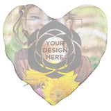 Custom Sequins Heart Pillow