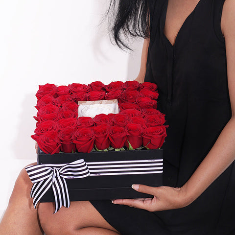 Rose Flame Bloom Box