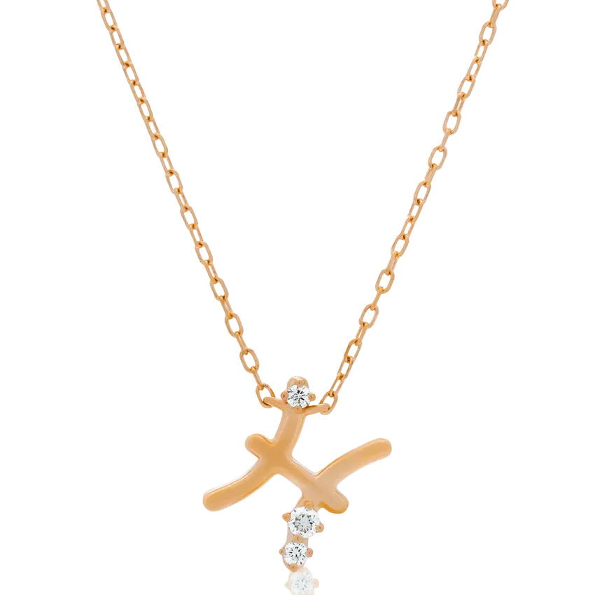 Sol et Terre Zodiac Pendant Pisces Necklace