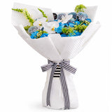 Sapphire Orchid Bouquet